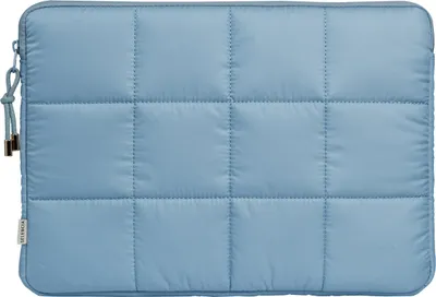 Immagine prodotto di Selencia Puffy Laptop Sleeve 15-16 pollici - Custodia per laptop - Blu ardesia