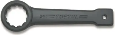 Image de Clé à anneau TOPTUL SW 40 229 mm Acier au chrome-molybdène AAAR4040