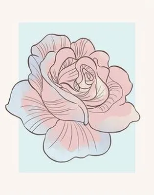 Produktbild von Kunstposter – Fleur De Cendrillon Rose – 30 x 40 cm