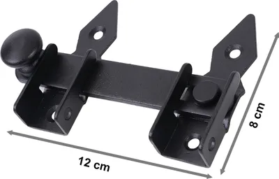 Produktbild von Gartentorfalle 120x80 mm schwarz dekorativ