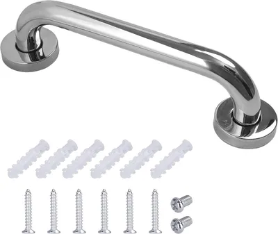 Imagen del producto de Barra de apoyo de acero inoxidable, 25 cm, para baño y aseo