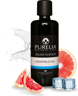 Immagine prodotto di PURELIA Concentrato per sauna Grapefruit-Eis 100 ml Concentrato naturale per sauna - oli essenziali puri