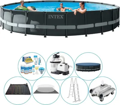 Zdjęcie produktu dla Basen stelażowy Intex Ultra XTR - 610x122 cm - zestaw zalet