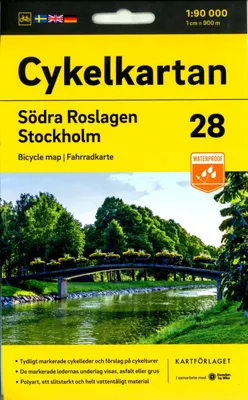 Produktbild von Cykelkartan Blad 28 S:a Roslagen/Stockholm