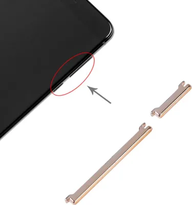 Immagine prodotto di Pulsante di accensione del volume oro per Xiaomi Mi 6 Volume On Off Accessori di ricambio