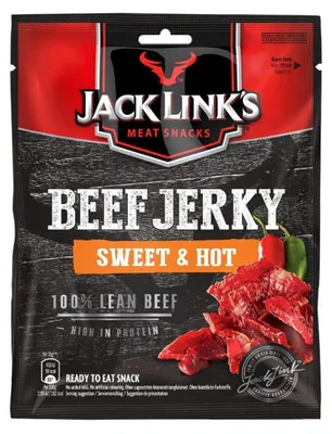 Zdjęcie produktu dla Jack Links Beef Jerky suszona wołowina o smaku Sweet Hot 25g