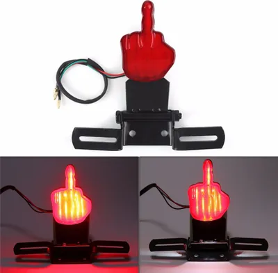 Zdjęcie produktu dla Uniwersalne diody LED Vintage Taillight Hamowanie Stop Lampa motocykl Światła wsteczne Jak pokazano