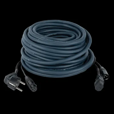 Produktbild von DAP FP08 - Schuko/XLR F - IEC/XLR M - Audio / Power AUDIO Strom- und Signalkabel - 15 m