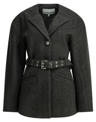 Productafbeelding van GANNI wollen vest voor dames, zwart - maat 38
