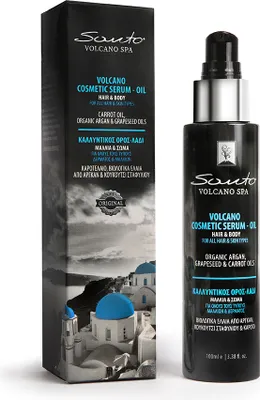 Produktbild von Santo Volcano Kosmetisches Serumöl, hair & body serum