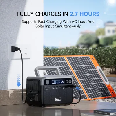 Productafbeelding van Powerstation - Draagbare Generator - Zonne-Energiecentrale - Accu Powerbank - Noodstroomvoorziening