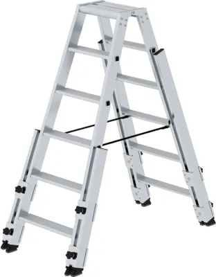 Produktbild von Stufen-Stehleiter treppengängig 2x6 Stufen