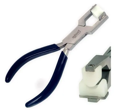 Produktbild von Nylon-Backen-Biegezange, Ringform, kleine U-förmige Backen, Größe für optische Glasrahmen, Reparatur, Hobbys und kreative Kunstwerkzeuge, Schmuckherstellung, Geschenkideen