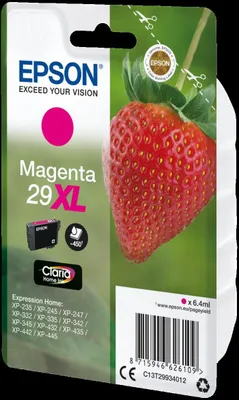 Immagine prodotto di Cartuccia d'inchiostro Epson 29XL Magenta (circa 450 pagine)