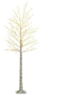 Productafbeelding van HOMCOM LED-boom, 180 cm, kerstboom met 180 LED-lampjes, 3 helderheidsniveaus