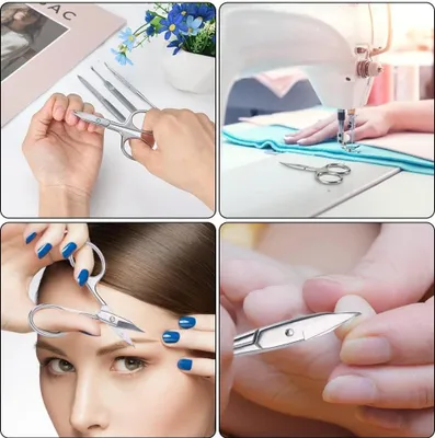 Produktbild von 4-teiliges Professionelles Nagelknipser-Set aus Edelstahl - Nagelhautschneider, Pflege-Set, Nagelknipser, Pediküre- und Maniküre-Werkzeuge für Männer und Frauen