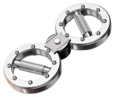 Produktbild von INF Multifunktionaler Armtrainer Edelstahl 5-Stufen Widerstand 360° Rotation