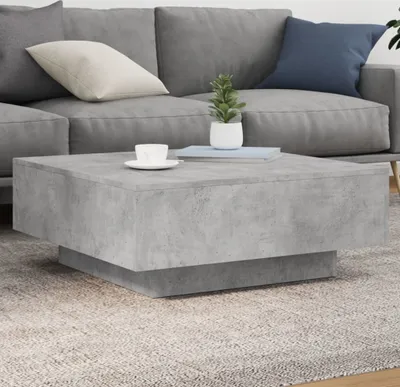 Obrázok produktu pre Maison Exclusive - Konferenčný stolík s LED osvetlením Betónovo sivý 80x80x31 cm