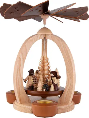 Produktbild von 1-stöckige Pyramide Waldleute (30cm) von HoDreWa Legler