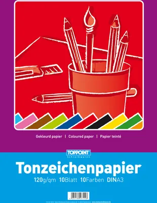 Produktbild von Tonzeichenpapier A3 10 Blatt