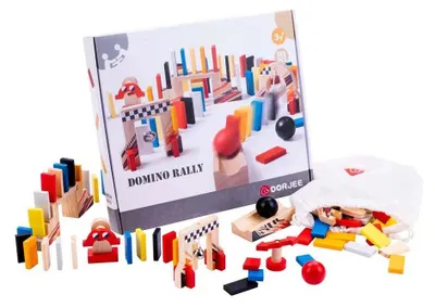 Image de Dorjee Rally Cominesenen Set de jeu en bois 115 pièces