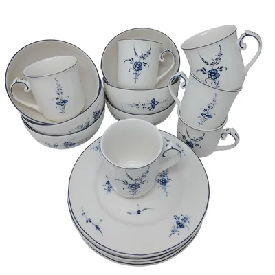 Produktbild von Villeroy & Boch 18tlg. Frühstückservice Vieux Luxembourg Tassen, Teller + Schale