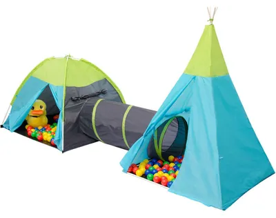 Produktbild von Spielset Kinderspielzelt Pocahontas inkl. 200 Bällebadbällen Spielzelt Spielhaus