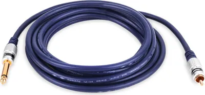 Image de CÂBLE Jack 6,3 MONO MÂLE - Fiche RCA RCA VITALCO CÂBLE Jack 6,3 MONO MÂLE - Fiche RCA RCA VITALCO 5,0 m (MK78/L1)