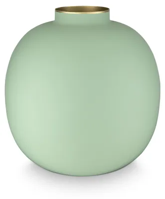 Produktbild von PIP STUDIO Matt Bright Green Vase Metal 23cm