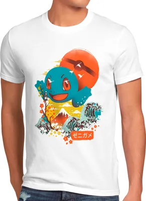 Produktbild von BaumwolleCloud Zenigame Herren T-Shirt monster game online
