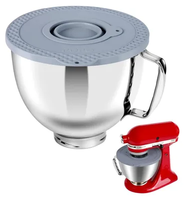 Rührschüsselset 4,5+5 L Edelstahl, passend für Kippkopf-Mixer