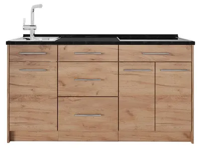 Obrázok produktu pre Kuchynský blok Vicco Fame-Line Dub Goldkraft 150 cm, AP Antracit, Model 65415