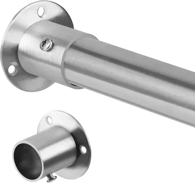 Productafbeelding van Telescopische kledingrek, 70-103 cm, zilver, voor in een garderobe