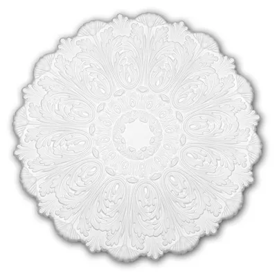 Image de Profhome 156055 Rosace Élement décorative Élement pour plafond Ø 75,2 cm