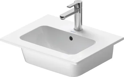 Produktbild von Duravit ME by Starck Möbelwaschtisch, mit Überlauf, 1 Hahnloch, 530mm, 233653AA00