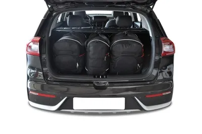 Produktbild von Kia Niro Phev 2017-2022 Kofferraumtaschen Set 3 Stk