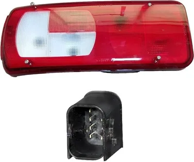 Obrázok produktu pre Bremsleuchte hinten links DAF CF 75/ 85, 95 XF 105, Volkswagen Crafter, 1875580, mit Nummernlampe, mit HDSCS-Stecker | 2013-2019