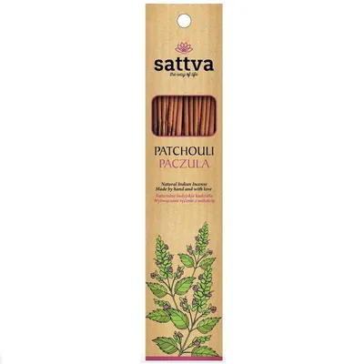 Productafbeelding van Natuurlijk Indiaans wierook, natuurlijke Indiase wierookstokjes, Patchouli, 15 stuks