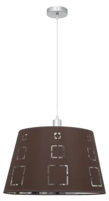 Obrázek produktu pro Závěsné svítidlo Woonslinger - 1 x E27 - 40 x 40 cm - Hnědé