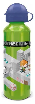 Produktbild von Stor Aluminum Alta Minecraft Isometric Water 530ml Wasserflasche Durchsichtig Kinder Durchsichtig One Size
