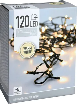 Produktbild von Girlande 120 LED Warmweiß Außenbereich 12m