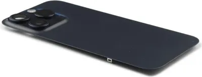 Produktbild von Original Pulled Akkudeckel Backcover Inkl. Kameralinse & Wireless Charging Titanium Blau für iPhone 15 Pro & Werkzeug