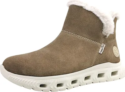 Produktbild von Rieker Damen sportliche Winterboots Beige Rauleder Größe: 41