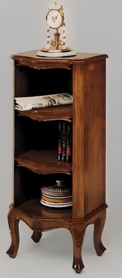 Produktbild von Regal Bücherregal Holz Schränke Design Barock Stil Vitrine Bar Schrank Massiv