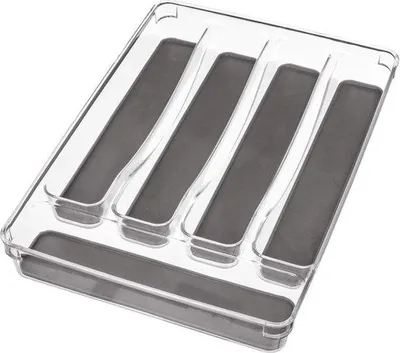 Produktbild von Besteckorganizer mit 5 Fächern - Küchenlade-Organizer - Nachhaltig, umweltfreundlich (32 x 23 cm)