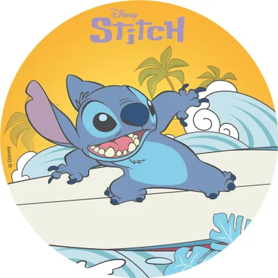 Produktbild von Stitch Kuchenaufleger 20 cm essbare Tortendeko -