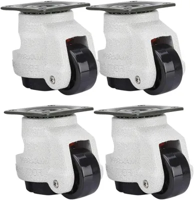 Produktbild von 4 Stück Versenkbare Rollen, Maschinenrolle 1,5" mit einer Tragfähigkeit von 150 kg
