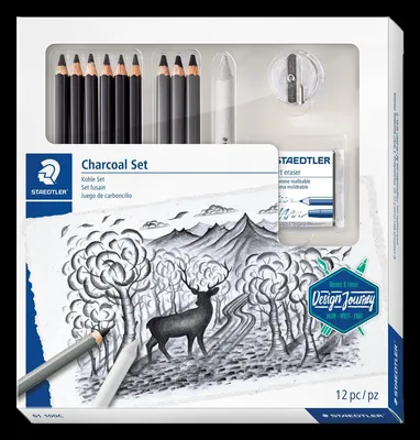 Zdjęcie produktu dla STAEDTLER® 61 100C Zestaw mieszanych węgli      100% PEFC