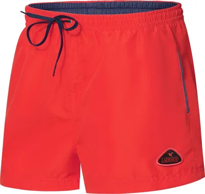 Produktbild von Ladeheid Herren Badehose Badeshorts Beachshorts Schwimmhose LAZA1001 (Rot Marineblau, 5XL)