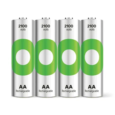 Obrázek produktu pro 4 dobíjecí baterie GP ReCyko+ Mignon AA 2 100 mAh